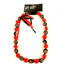 Calgary Flames Necklaces - 18" KuKui Nut Necklace - $5.00 Each