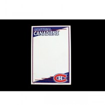 Montreal Canadiens Note Pads - 40 Sheets Per Pad - 5"x8" - 24 Pads For $12.00