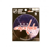 Washington Capitals Decals - ROUND Style - 12 For $18.00