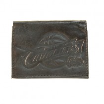 Cleveland Cavaliers Wallets - BLACK Leather Tri-Fold Wallets - $7.50 Each