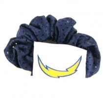 Blowout - Los Angeles Chargers - Blue Wholesale Hair Scrunchies / Twisty - 12 For $18.00