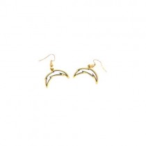 Overstock - Los Angeles Chargers Earrings - Dangle CURVED Bolt Style - 12 Pair For $30.00