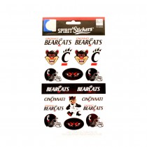 Cincinnati Bearcats - Spirit Sticker Sets - 12 Sets For $15.00