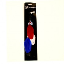 Special Buy - Colorado Avalanche Feather Hair Clips - 12 For $24.00