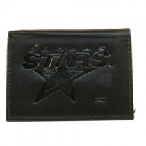 Opportuinty Buy - Dallas Stars Wallets - Black Tri-Fold - NHL Leather Wallets - 12 Wallets For $48.00
