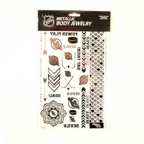 Opportunity Buy - New Jersey Devils Tattoos - 6"x10" - 2Pack Set Body Tattoos - 12 Sets For $12.00