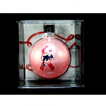 Miami Dolphins Ornaments - PINK Ball Style - 12 For $30.00