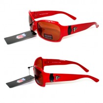 Atlanta Falcons Sunglasses - The Bombshell Style - Polarized - Red - 12 Pair For $60.00