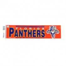 Florida Panthers Bumper Stickers - 3"x12" Win Style - 12 For $18.00
