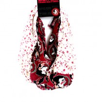 Florida State Seminoles Scarves - Split Floral Style - Infinity Scarves - 12 For $60.00