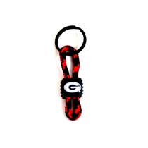 Georgia Bulldogs Keychains - ROPE Style - 24 For $24.00 
