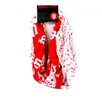 University Of Indiana - Split Floral Infinity Style - 2 For $15.00