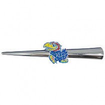 Kansas Jayhawks Merchandise - Bling Hair Clip - THE SPIKE - 12 For $30.00