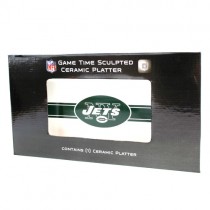 New York Jets Platters - 15"x8" Ceramic Serving Platters - 4 For $20.00
