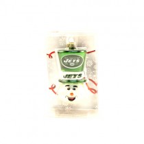 New York Jets Ornaments - Top Hat Snowman Style - 12 For $36.00