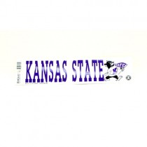 KState Wildcats Bumper Stickers - 3"x12" Win Style - 12 For $18.00