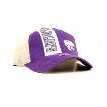 Blowout - KState Wildcats Caps - YOUTH - Purple/White Racer Series - 12 For $36.00