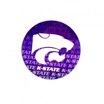 KState Wildcats Magnets - 4" Round Wordmark Style - 12 For $12.00