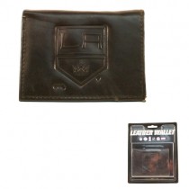 Los Angeles Kings Wallets - BROWN Tri-Fold Leather Wallets - 12 Wallets For $84.00