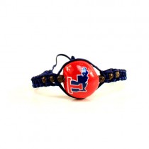 Louisiana Tech Merchandise - Single Nut Macramé Bracelets - 12 For $12.00