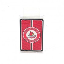 Louisville Cardinals Playing Cards - Plastic Case Style - 12 Decks For $24.00