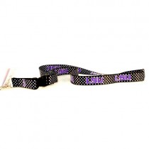 LSU Tigers Lanyards - The POLKA Dot Series - 12 For $30.00