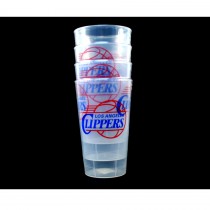 Los Angeles Clippers Tumblers - 4Pack 16OZ Tumbler Sets - 2 Sets For $10.00