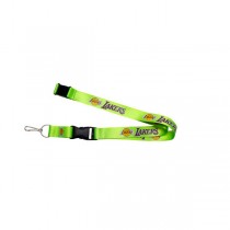 Los Angeles Lakers Lanyards - Premium 2-Sided FULL Neon - 12 For $30.00