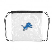 Detroit Lion Bags - Clear Cinch Sacks - 4 For $20.00