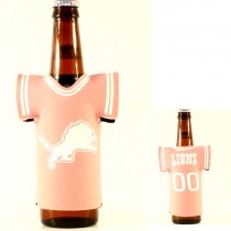 Total Closeout - Detroit Lions - Pink Jersey Style Bottle Coozies - 24 Coozies For $24.00