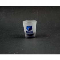 Memphis Grizzles Shotglass - 2oz Frosted Style Shotglass - 12 For $24.00