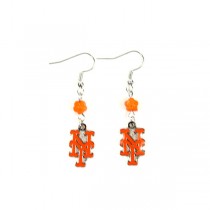 New York Mets Earrings - The SOPHIE Style Dangle - 12 Pair For $36.00