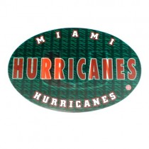 Miami Hurricanes Magnets - Hologram The Big Oval - $5.00 Each