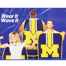 Michigan Wolverines Flags - 36"x47" Fan Flags - 2 For $15.00