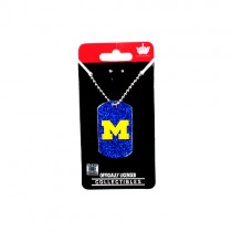 Michigan Wolverines Necklaces - Glitter Pendant Series - 12 For $30.00