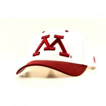 Minnesota Gophers Caps - White With Red Bill - 6 3/4 Fitted - $5.00 Each