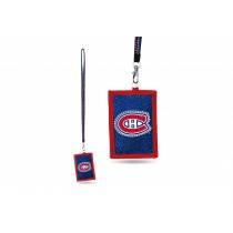 Montreal Canadiens Bling - Bling Lanyard With ID Holder - 12 For $30.00