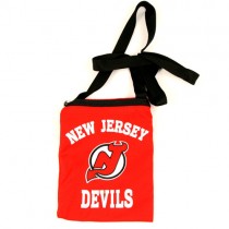 New Jersey Devils Pouches - Zippered Fan - Closeout - 12 Pouches For $18.00