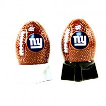 New York Giants Merchandise - Football Style Salt And Pepper Shakers - 12 Sets For $24.00