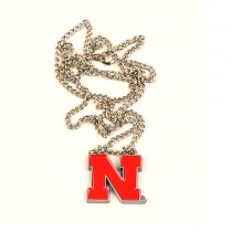 Total Blowout - Nebraska Cornhuskers Necklace - Metal Chain - Sisk Style - 12 For $24.00