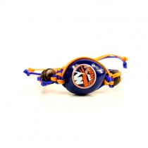 Blowout - New York Islanders Bracelets - Single Nut Macramé Bracelets - 12 For $24.00