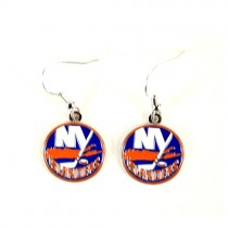 New York Islanders Earrings - AMCO2 Style - Classic Dangle Earrings - 12 Pair For $30.00