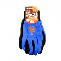 New York Mets Gloves - NY Logo - Blue/Black - Series24Ever - $3.50 Per Pair
