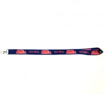 Total Closeout - OLE MISS Merchandise - HOT Market Lanyards - 24 For $24.00