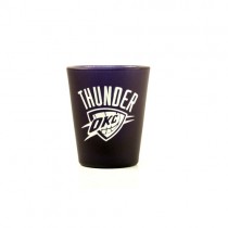 Oklahoma City Thunder Shot Glasses - Blue Frosted Style - 12 For $30.00