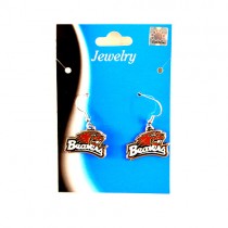 Oregon State Earrings - Logo With TEXT Style - Dangle Earrings - $2.75 Per Pair