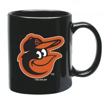 Baltimore Orioles Mugs - 15oz Black Ultra Style Mugs - 6 For $30.00