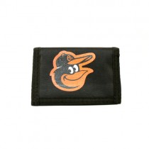 Wholesale Wallets - Baltimore Orioles - Nylon Tri-Fold Wallet - (May Have Slight Printing Errors) - 12 For $42.00
