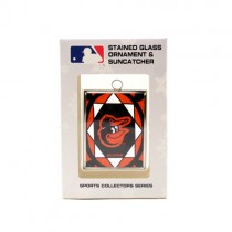 Baltimore Orioles Ornament - Stained Glass Suncatcher Style Ornament - 12 For $30.00