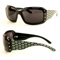 Green Bay Packers Sunglasses - Ladies BLING Style - 12 Pair For $84.00